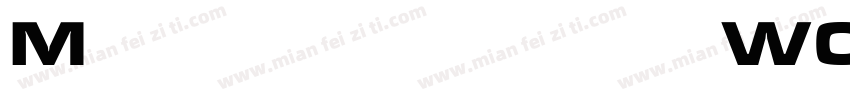 Microgramma W04 Bold Extended字体转换